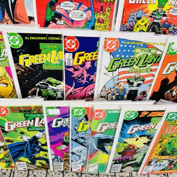 Green Lantern Corps 190 194 198 200 202-216 218-221 Lot John Stewart Guy Gardner - Picture 8 of 8